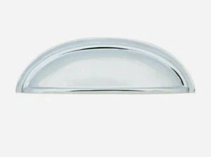 Tirón de copa tradicional Emtek 86173US26 4" C/C. Latón y tornillos sólidos de 5-1/4" de largo - Imagen 1 de 3