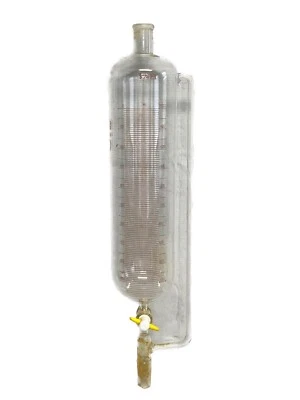 KONTES Glass 2000mL 24/40 Pressure Equalizing Addition Funnel w/6mm PTFE Stpk B - Image 1 of 4