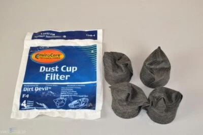 EnviroCare Vacuum Cleaner Filter made to fit Dirt Devil F4 Hand Vacs 4 pack