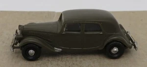 BREKINA Ho 1/87 Citroen Traction Delantero 15 Seis Verde Caqui No Box #14001 - Imagen 1 de 6