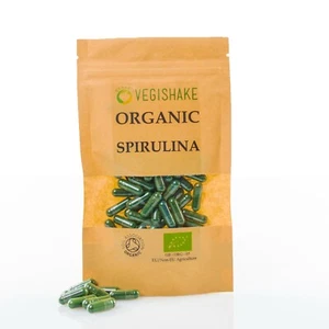 Organic Spirulina HPMC Capsules High Antioxidants Vitamins Minerals Vegan Halal - Picture 1 of 12