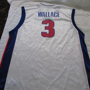 Pistons Jersey XL Ben Wallace #3 Reebok New With Tags - Picture 1 of 6