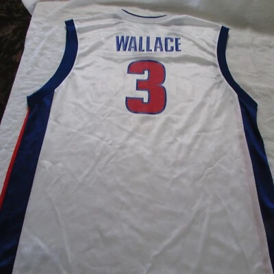 Jersey Pistons XL Ben Wallace #3 Reebok nuevo con etiquetas Foto 1 de 4