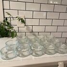 14 Vintage Pillar Glass 3” Wide Candle Holders Great For Weddings!