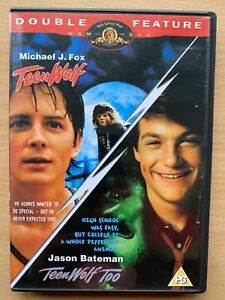 Teen Wolf 1 + 2 DVD Werewolf Horror Comedy Movie Double Bill w/ Michael J Fox