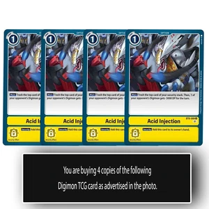 Acid Injection - BT6-099 U - Digimon TCG Card - Yellow- Playset - Picture 1 of 1