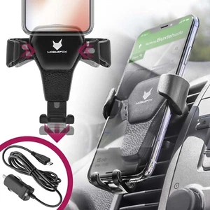 Car Phone Mount+Car Charger Smartphone Holder Universal Mount - Picture 1 of 10