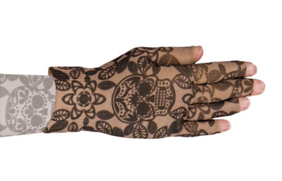 Guante de Compresión Graduado Beige MACABRO de LYMPHEDIVAS, CUALQUIER TALLA Y NIVEL, Nuevo Foto 1 de 4