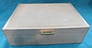Vintage 1950-60's MELE Jewelry Box Large 3 Tier Organizer Storage Case Ivory - Picture 1 of 8