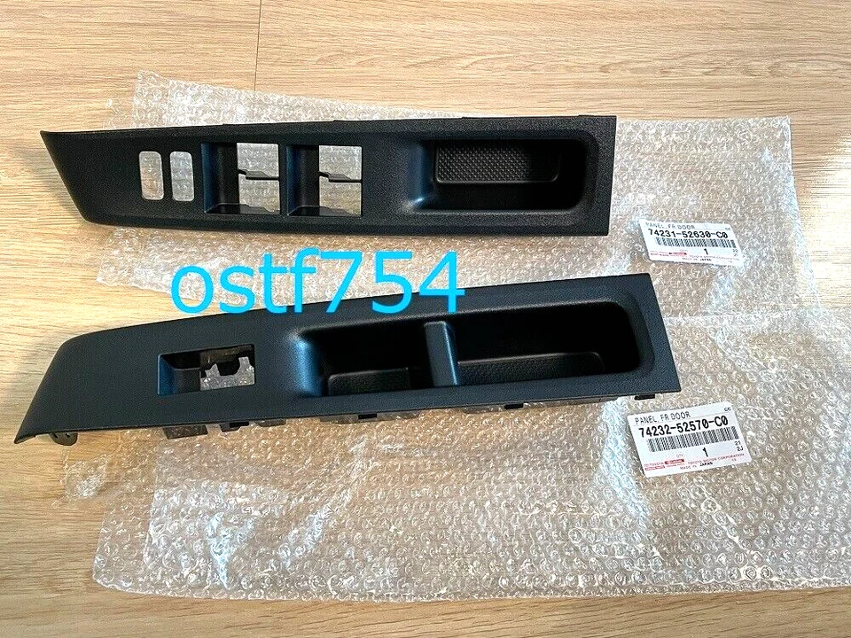 Toyota Genuine Yaris Vitz 12-19 RHD Front Door Armrest Trim Left Right Pair OEM Foto 1 de 4