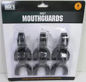 Dick's Sporting Goods 6 Pack Adult Mouth Guards With Strap - Picture 1 of 2