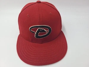 Arizona Diamondbacks New Era 59Fifty Fitted 7 1/8 Hat Cap Polyester Men MLB Red - Picture 1 of 12