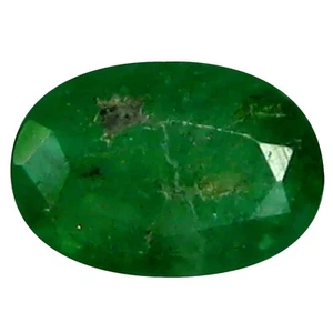 0.42 ct Superior Oval Cut (6 x 4 mm) Green (Un-Heated) Emerald Gemstone - Picture 1 of 1