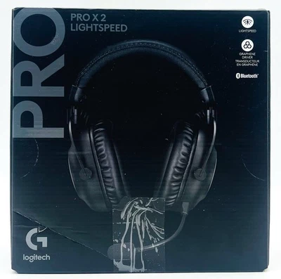 Logitech G PRO X 2 LIGHTSPEED Wireless 7.1 Surround Sound Gaming Headset - Black - Image 1 of 4