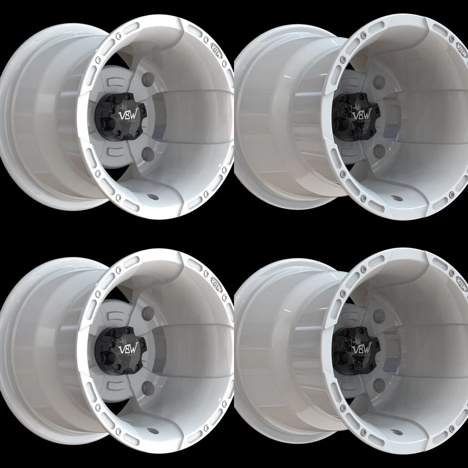 VBW Felgensatz Yamaha 10x8 LK156 / 10x10 LK115 weiß Quad Felgen - Bild 1 von 1