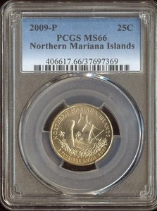 2009-P Northern Mariana Islands Quarter PCGS MS66 Auction - Picture 1 of 2
