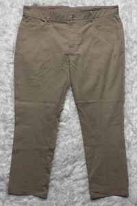Peter Millar EB66 Pants Mens 38x27 Tan 5-Pocket Performance Casual Golf - Picture 1 of 12