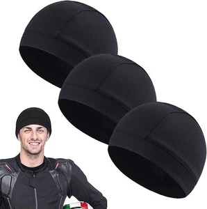 3 Stück Skull Cap, fahrradmütze Unter Helm, Fahrrad Mütze unter Helm Cycling Cap - Bild 1 von 7