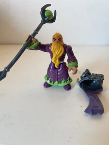 Fisher Price Imaginext 2001 Wizard's Tower Purple Robe Wizard Action Figure 2.5" - Picture 1 of 7