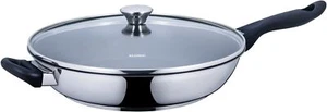 Riess Kelomat Pfanne 32 cm mit Gegengriff und Glasdeckel Bratpfanne Edelstahl - Bild 1 von 2