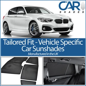 BMW 1 Series F20 5dr 2011 ON UV CAR SHADES WINDOW SUN BLINDS PRIVACY GLASS TINT  - Picture 1 of 12