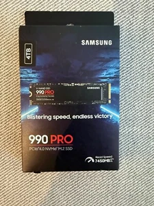 Samsung 990 PRO 4TB, Internal, M.2 (MZV9P4T0BAM) Solid State Drive - Photo 1/2