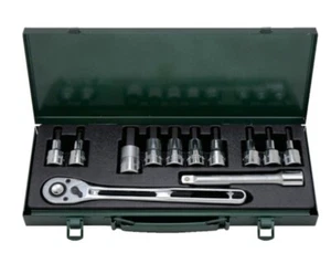 ASAHI 1/2" SECHSKANT BIT STECKSCHLÜSSELSATZ (HEX4~17mm/PH2, SCHLITZ 6mm/LVR4252/VE0415) VX4000 - Bild 1 von 1