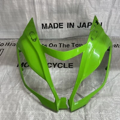 Kawasaki ZX6R 2013-2018 OEM nariz delantera capó superior carenado dañado 55028-0506 Foto 1 de 4