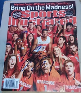 MICHAEL CARTER WILLIAMS Syracuse Orangeman SIGNED Sports Illustrated SI COA NL - Picture 1 of 1