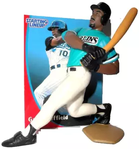 Starting Lineup GARY SHEFFIELD 1998 Florida MARLINS kenner baseball spotrs card - Picture 1 of 4