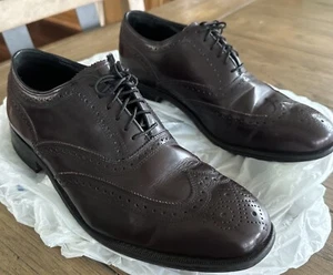 Florsheim Lexington Wingtip Oxford Dress Shoes 17066-05 Burgundy *Mens 10 D - Picture 1 of 17