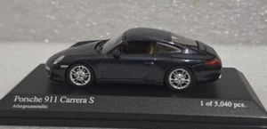 Porsche 911 (997) 2007 Carrera S Dark Grey 1:64 Minichamps EXTREMELY RARE!! - Picture 1 of 18