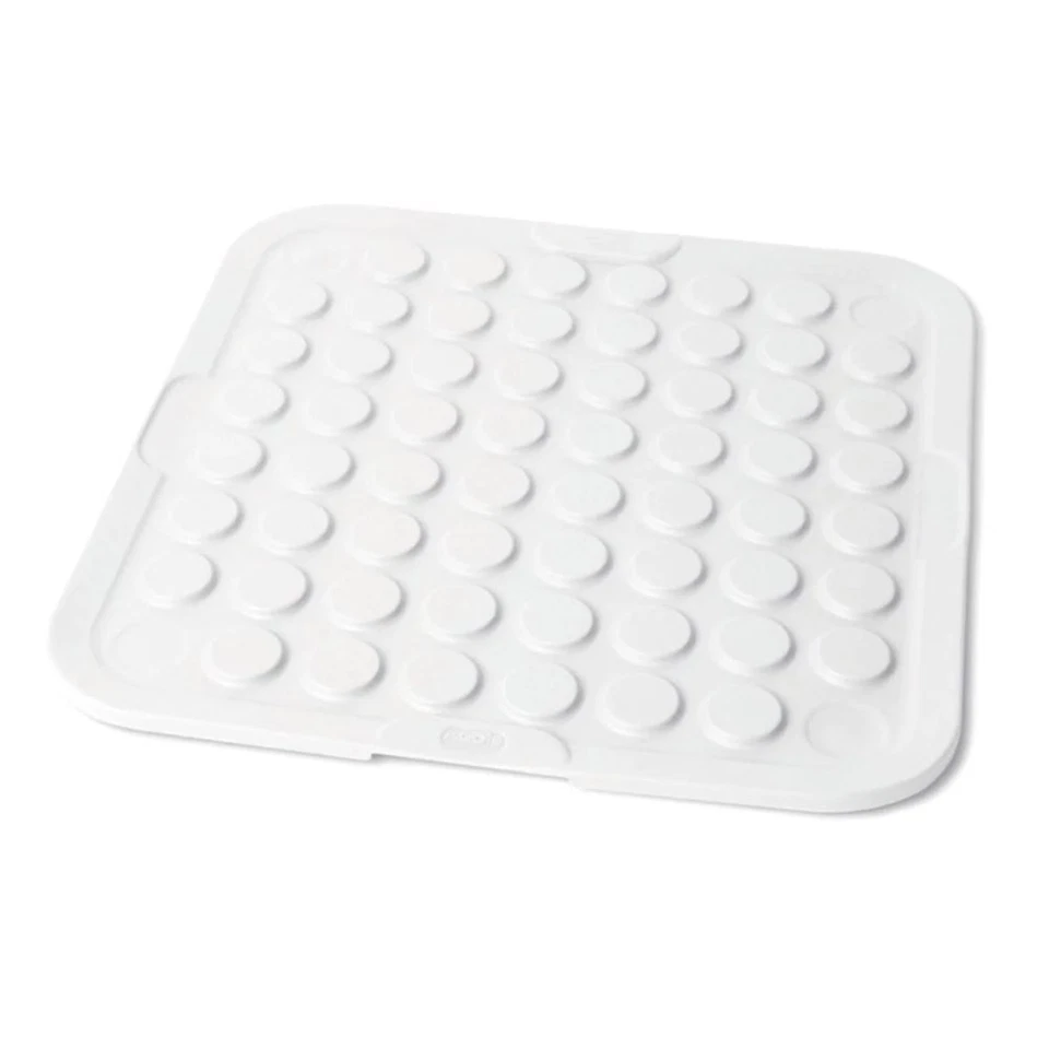 Addis Fregadero Estera Secadora Antideslizante Platos Tazas Cocina Escurridor - 34 x 34 cm - Blanco Foto 1 de 1