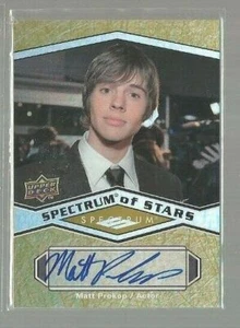 2009 Upper Deck Spectrum Spectrum of Stars Autographs #PR Matt Prokop (ref 7553) - Picture 1 of 1