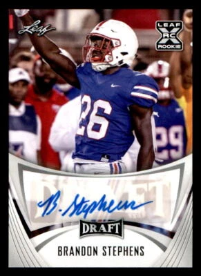 2021 Leaf Draft AUTO #BABS3 Brandon Stephens (ref 225314) - Image 1 of 2