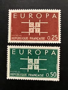 France 1963 - Europa stamps set MNH - Picture 1 of 1