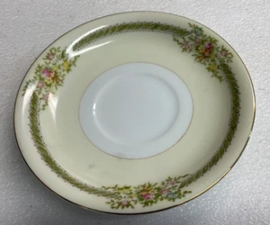Vintage Meito Hand Painted Fine China 6” Plate Made in Japan Floral Design - Picture 1 of 3
