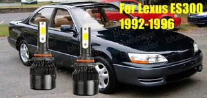 LED For Lexus ES300 1992-1996 Headlight Kit 9006 HB4 White CREE Bulbs Low Beam - Picture 1 of 10