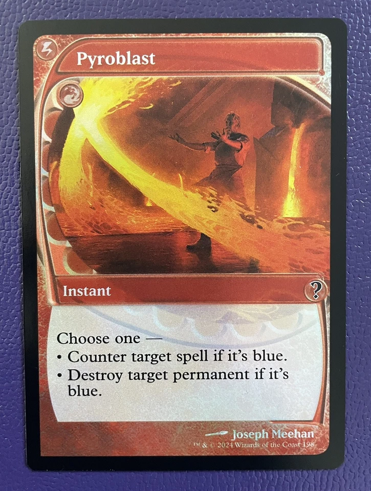 FOIL Future Sight Border PYROBLAST Mystery Booster 2 MTG Red Blast - Image 1 of 1