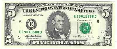 1995 $1 Small Size Federal Reserve Note, Richmond, Uncirculated - Image 1 of 2