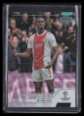 Ryan Gravenberch 2021-22 Stadium Club Chrome UEFA Champions League #86 /250 Ajax - Image 1 of 2