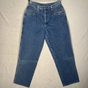 VNTG Rocky Mountain Clothing Blue Denim Women’s Jeans Bareback Fit 32x29 Cowgirl - Picture 1 of 18