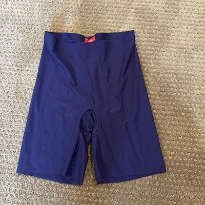 Женские повседневные формирующие трусики-бойшорты SPANX синие/фиолетовые маленькие - Изображение 1 из 4