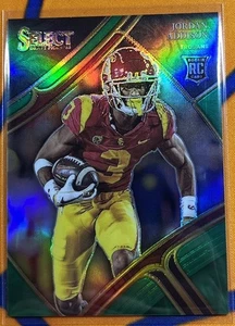 2023 Panini Select Jordan Addison RC 5/5 Green Rookie Minnesota Vikings Draft - Bild 1 von 3