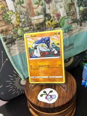 Pokémon TCG - Sawk (Regular) - Brilliant Stars - 81/172 - Common - Image 1 of 2