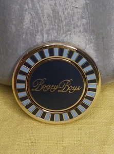 Bogey Boys Macklemore Crest Golf Ball Marker Blue Enamel Magnetic Two Sided - Picture 1 of 8