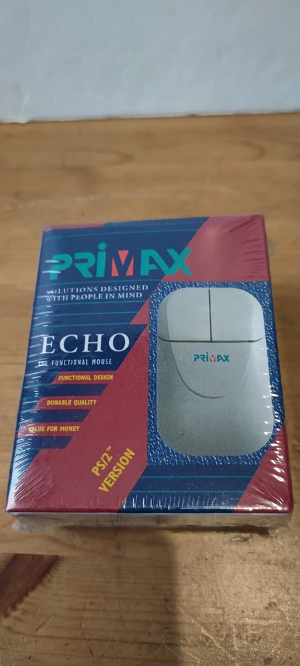 Primax Mouse Echo Series Boxed PS/2 Connection Vintage Hardware Ball - Sealed - Image 1 of 4