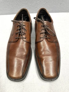 Scarpe eleganti Oxford Ecco Helsinki II usate in ottime condizioni da uomo US 13 EU 46 pelle punta bici derby - Foto 1 di 10