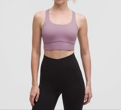Sujetador Longline Evolve 1-6 Nuevo con Etiquetas Talla XS Lululemon Energy, LVLX Lavanda Lux Foto 1 de 4