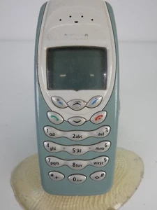 NOKIA 3410 MOBILE PHONE Vintage Classic Needs Battery Untested Elderly Buttons - Afbeelding 1 van 5